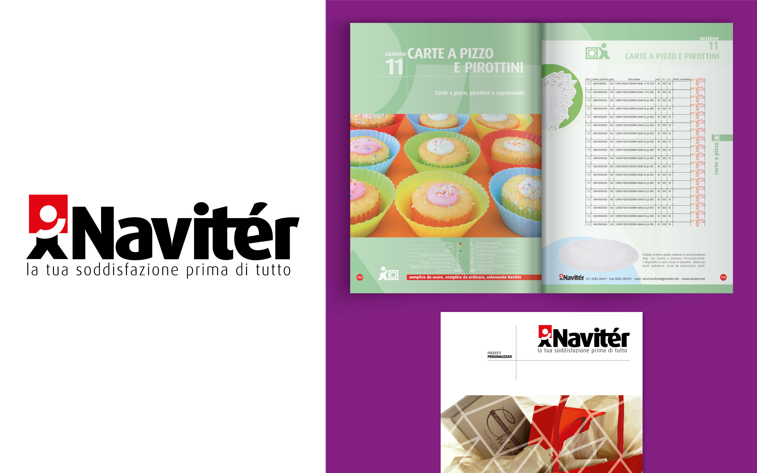 Immagine coordinata catalogo prodotti logo naviter mister pack 