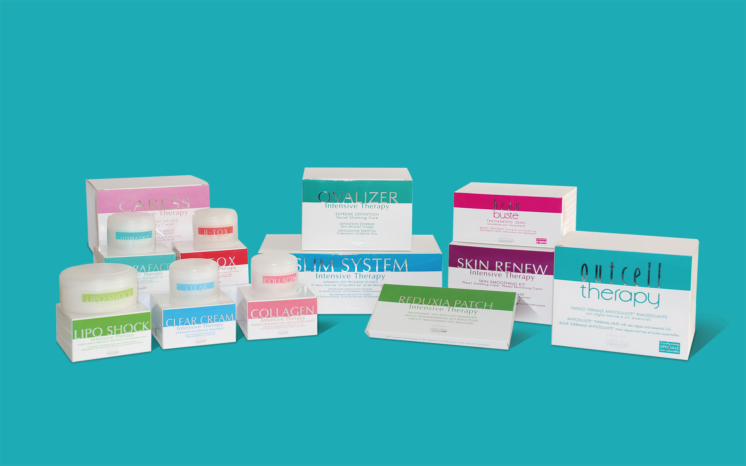 Packaging prodotti professionali per la cosmetica